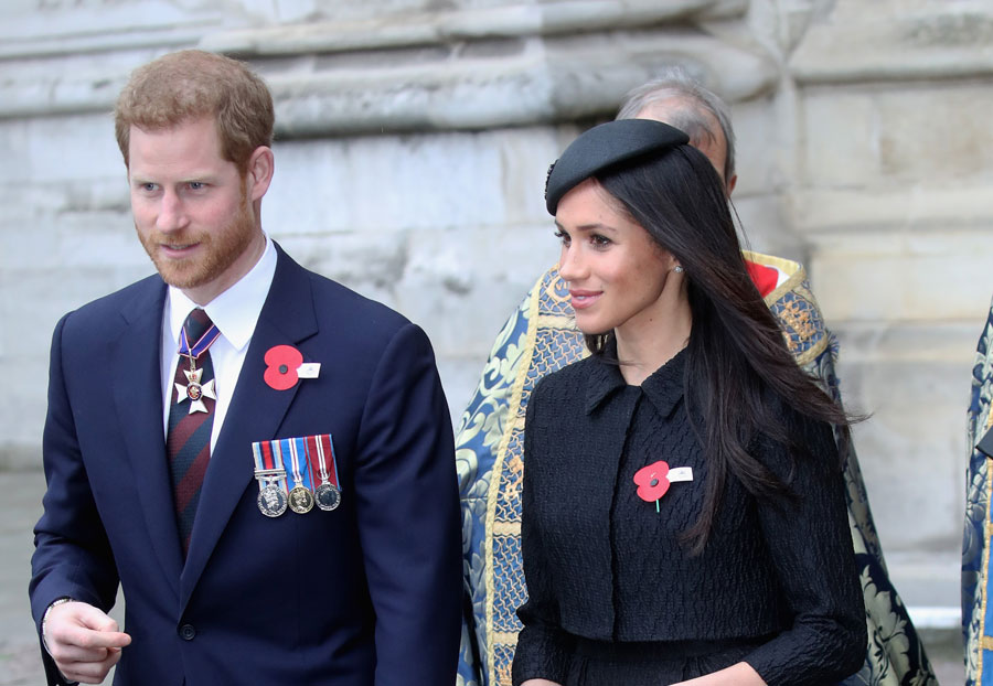 Prince Harry & Meghan Markle Attend Anzac Day Memorial Everything Zoomer(02)